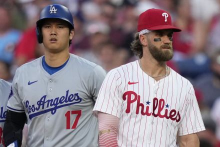 ドジャースがＭＬＢ最強のフィリーズに序盤から大量リード許す　大谷翔平安打＆盗塁も