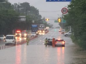 韓国気象庁も「非常に珍しい」…大雨の後に体感３３度熱帯夜「苦痛の夜」