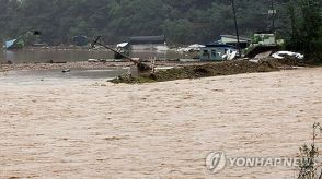 韓国西部に「200年に1度」の大雨　1時間で年間降水量の1割以上