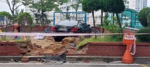 また「急発進」主張…７０代高齢者の車、今度は遊び場のブロック塀に突っ込む＝韓国