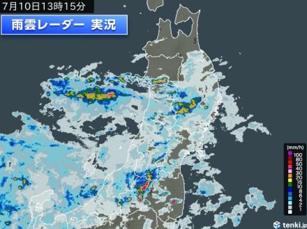 東北　雨のピークは今夜　暗い時間帯の大雨に厳重警戒