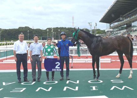 JRA河原田菜々騎手が園田初勝利「精いっぱい走ってくれました」／摩耶山特別