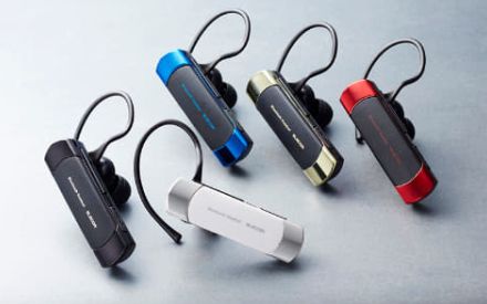 エレコム、5色展開の片耳ワイヤレスヘッドセット「LBT-HS21」発売