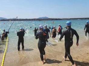 水泳と自転車だけで競う新種目「アクアバイク」　伊勢志摩のトライアスロン大会で日本初開催　三重・志摩市