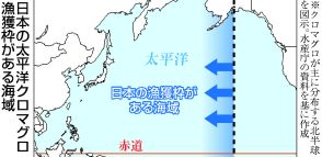【図解】クロマグロ漁獲枠増へ協議＝日本が提案、国際会議開幕―釧路