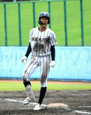 合言葉どおり、みんなのために放ったヒット　熊本学園大付・井上主将