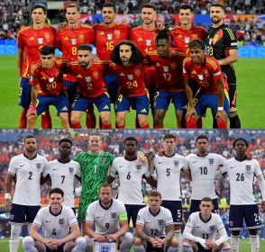 「激アツ」「楽しみすぎる」スペイン対イングランド、EUROの決勝カード決定にネット反響！「真逆の完成度」「見たことないな」