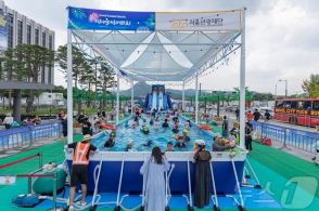 ソウルの中心でみんなで水遊び…今年もソウルサマービーチ