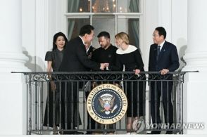 韓国・ウクライナ大統領　NATO会議夕食会であいさつ＝武器支援に言及か