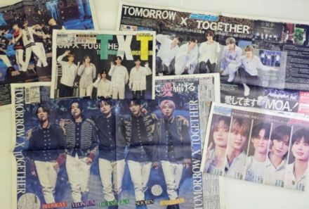 TOMORROW X TOGETHER、東京ドーム公演が開幕…日本の主要スポーツ新聞の一面を飾る