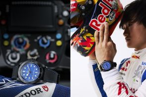 【チューダー“F1チーム限定カラー”モデル】角田選手着用、200m防水機能の機械式時計