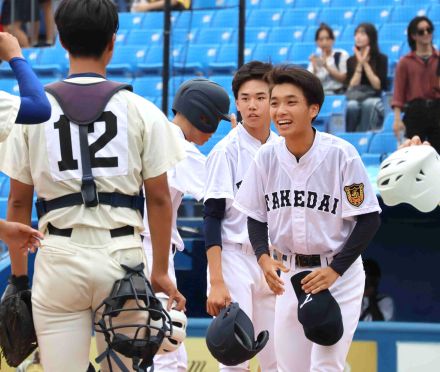 【高校野球】竹台３年生の最初で最後の夏が終わる　石井敬太主将「最後までみんなでやりたかった」