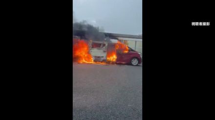 神奈川・川崎市の首都高で車炎上　運転手は車外に避難しけがなし