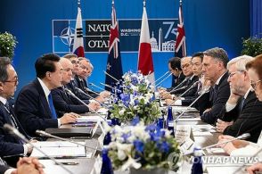 韓日豪NZの首脳会談　声明でロ朝協力非難＝NATOとの協力拡大で一致