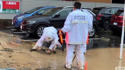 愛媛・松山市で発生した土砂崩れ　住宅が巻き込まれ、住人と連絡が取れず