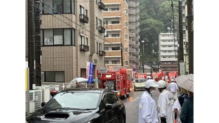 松山市で土砂崩れが発生　住民が巻き込まれたか「ここ最近雨がやばかった」【愛媛】