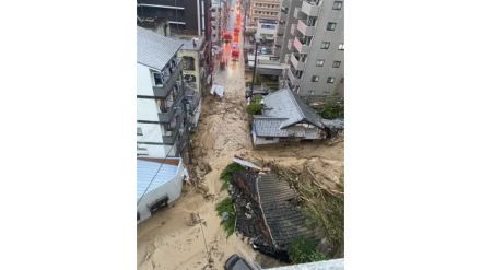 松山で明け方に起きた土砂崩れ　付近の住民「ゴーッ」と引きずるような音【愛媛】