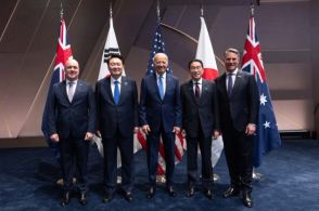 バイデン米大統領、韓国を含むインド・太平洋４カ国首脳と会談…「５カ国外相会議推進」