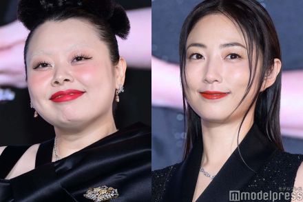 MEGUMI＆渡辺直美、2億5000万円・3億円の高額ジュエリー身に着け登場「日本ジュエリーベストドレッサー賞」受賞