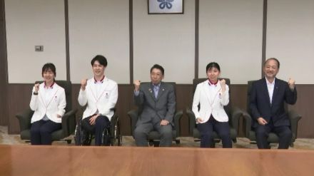 「金メダル２つを福岡へ」パリパラ五輪出場　福岡出身の３選手が活躍誓う　バドミントン日本代表