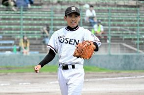 強豪相手に強気のピッチング「投げきれた」　呉高専・藤野投手