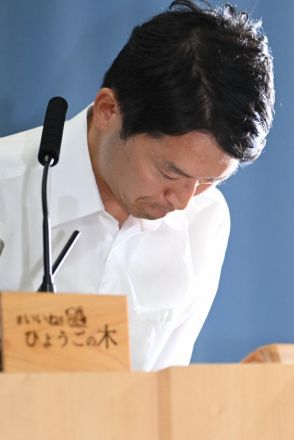 続投表明の兵庫県知事「百条委調査に対応が私の責任」　パワハラ疑惑