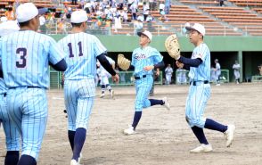 春の広島県大会準優勝の海田、五回コールド発進　1年生投手が継投　全国高校野球選手権広島大会2回戦