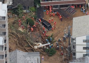 「人工的な水路があれば…」　松山の土砂崩れ、専門家が指摘