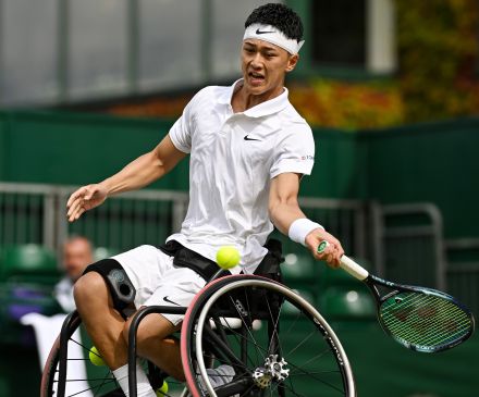 18歳 小田凱人 ウィンブルドン準決勝敗退、逆転負けで2連覇の夢断たれる＜車いすテニス＞