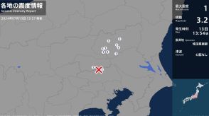 栃木県、埼玉県で最大震度1の地震　栃木県・宇都宮市、栃木市、佐野市、鹿沼市、小山市、下野市、壬生町