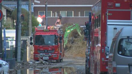 【速報】松山市土砂崩れ　行方不明の３人を発見