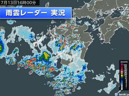 九州北部・山口県に線状降水帯発生予測情報　大雨に厳重警戒