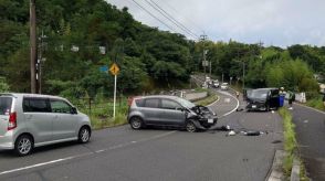 鹿児島市で車同士が正面衝突　1人けが　片方の運転手（37）を酒気帯び運転疑いで逮捕