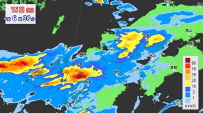 【大雨情報】3連休最終日　月曜は九州北部で再び「線状降水帯」発生おそれ　災害危険度“急激に高まる”可能性　西日本～東日本は広く大気の状態が非常に不安定　激しい雨で大雨となる地域も【30分＆1時間ごと降水シミュレーション】