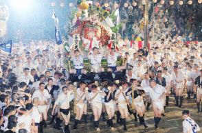 博多祇園山笠　クライマックス「追い山笠」で15日間の祭りに幕