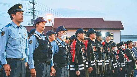 夜の巡回休みなく　果樹産地・山梨で進む盗難対策　パトロールに同行取材