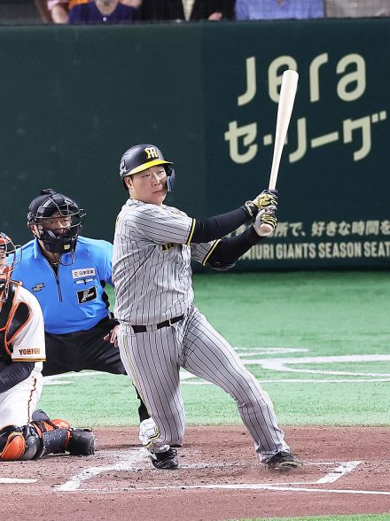 【阪神】大山悠輔先制２点打、一塁走者佐藤輝明が激走で一気に生還