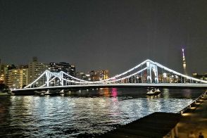 【絶景】隅田川のほとりで最高の「夜景」体験!! 夜の「清洲橋」がこれほど美しいとは
