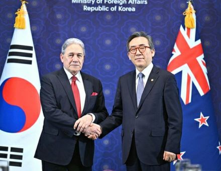 韓国・ニュージーランド外相が会談　ロ朝接近で協力強化へ