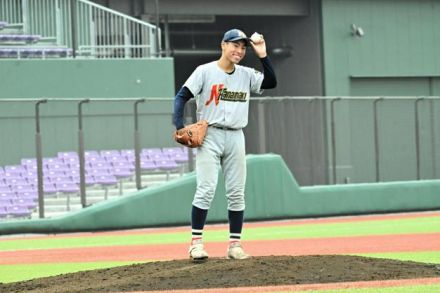 笑顔心がけ花巻東に善戦　「3年間で一番良い試合」花巻農・左腕小原