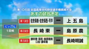 【長崎】夏の高校野球　開幕ゲーム3日連続延期に　上五島の3年生、雨も味方に戦う！