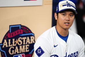 大谷翔平が球宴前日イベントに出席　真美子夫人とデコピンは「その予定ではいます」／一問一答４