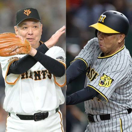 「69歳の打撃じゃない」掛布vs江川〝往年の名勝負〟にファン涙「2人ともフォーム変わってない」「応援歌マジ泣けた」「素手に本気度見た」