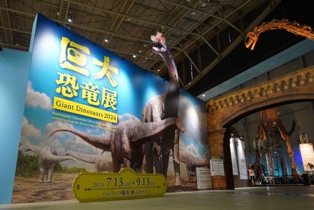 巨大恐竜展 2024が横浜で7月13日より開幕、世界最大級の竜脚類「パタゴティタン・マヨルム」などが展示