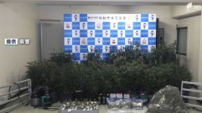 押収された大麻約5.8kg、3560万円相当　借家などで栽培、所持の疑い　男6人を逮捕=静岡県警