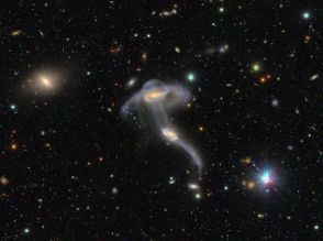 まるでくらげ？　すばる望遠鏡が撮影した“おとめ座”の相互作用銀河