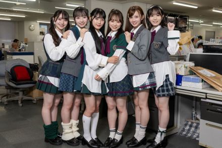 ＡＫＢ４８佐藤綺星、倉野尾成美ら６人が新曲をアピール「追い風を吹かせられる存在に」