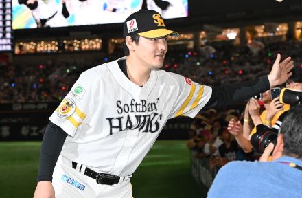 頼もしいロッテとの相性　リーグ最多9勝目のソフトバンク有原航平、日本ハム時代からの連勝伸ばす「またしっかり勝てるように」