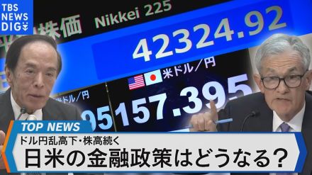 ドル円乱高下・株高続く　今夏の日米金融政策はどうなる?【Bizスクエア】