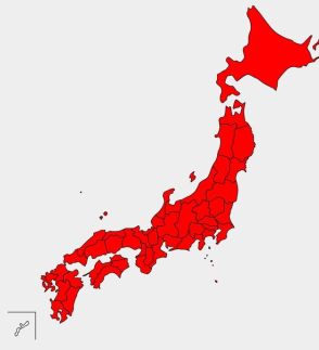 意外と涼しい？沖縄が避暑地になる？　過去に37℃以上を観測した都道府県マップを作った結果が衝撃すぎた